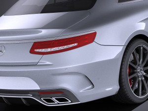 Mercedes-Benz S63 AMG Coupe 2016 vray 3D-Modell