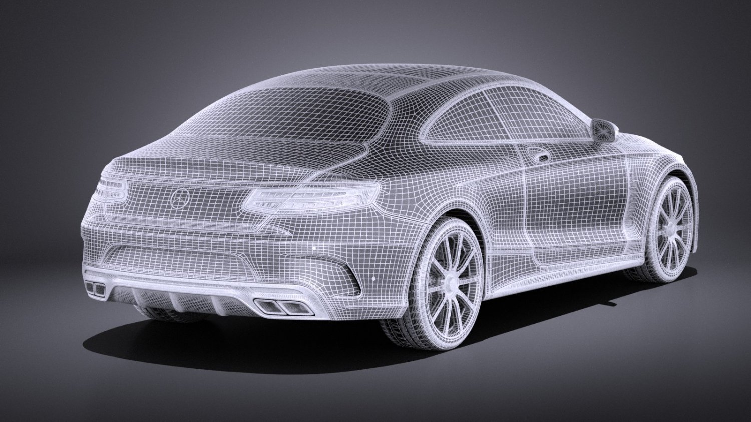 Mercedes-Benz S63 Amg Coupe 2016 Vray 3D Модель In Элитные 3DExport