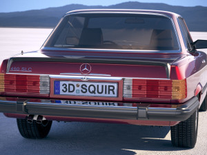 Mercedes-Benz SL USA C107 1981 3D Model
