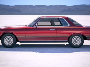 Mercedes-Benz SL USA C107 1981 3D Model