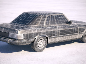 Mercedes-Benz SL USA C107 1981 3D Model