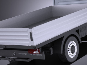 Mercedes-Benz Sprinter Pickup Long 2017 vray 3D Model