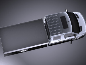 Mercedes-Benz Sprinter Pickup Long 2017 vray 3D Model
