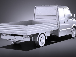 Mercedes-Benz Sprinter Pickup Long 2017 vray 3D Model