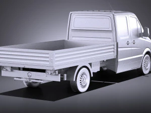 Mercedes-Benz Sprinter Pickup Long 2017 vray 3D Model