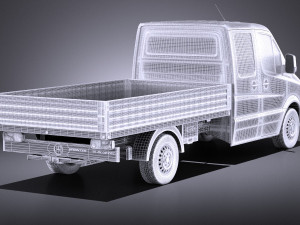 Mercedes-Benz Sprinter Pickup Long 2017 vray 3D Model