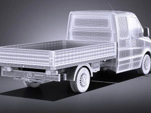 Mercedes-Benz Sprinter Pickup Long 2017 vray 3D Model
