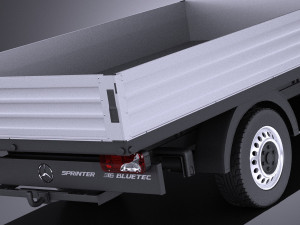 Mercedes-Benz Sprinter Pickup Short 2017 vray 3Dモデル