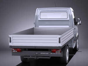 Mercedes-Benz Sprinter Pickup Short 2017 vray 3Dモデル