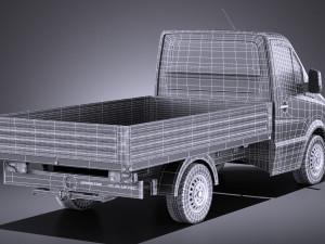 Mercedes-Benz Sprinter Pickup Short 2017 vray 3Dモデル