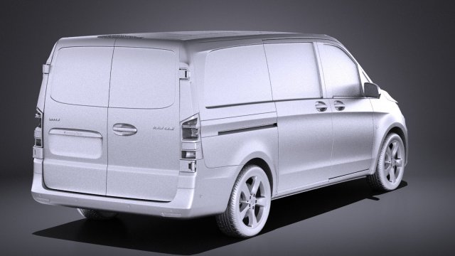 Mercedes-Benz Vito (W447) Panel Van L2 2018 3D model