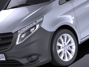 Mercedes-Benz Vito Tourer 2017 vray Model 3D