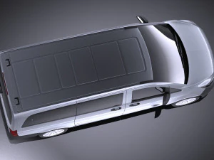 Mercedes-Benz Vito Tourer 2017 vray 3D Model