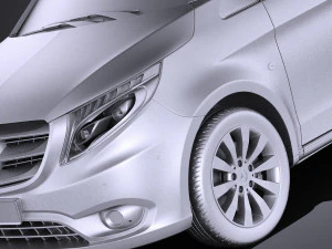 Mercedes-Benz Vito Tourer 2017 vray 3D Model