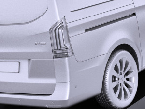 Mercedes-Benz Vito Tourer 2017 vray Model 3D