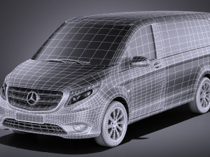 Mercedes-Benz Vito Tourer 2017 vray Model 3D