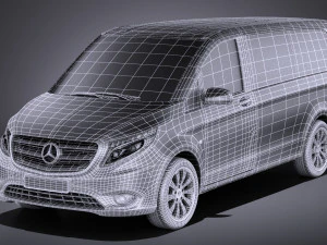 Mercedes-Benz Vito Tourer 2017 vray 3D Model