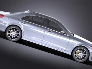 Mercedes-Benz S-class S63 AMG 2016 vray 3D Model