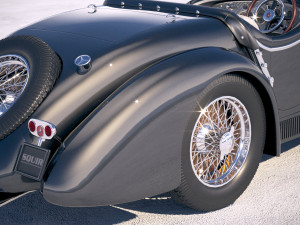 Mercedes-Benz SS Roadster 1930 Erdmannrossi Modello 3D