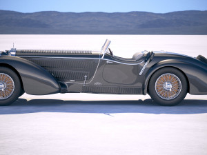 Mercedes-Benz SS Roadster 1930 Erdmannrossi Modello 3D