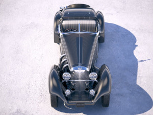 Mercedes-Benz SS Roadster 1930 Erdmannrossi Modello 3D