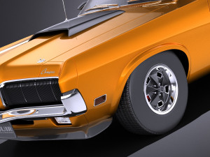 Mercury Coguar 1970 vray 3D Model