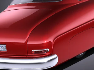 Mercury Coupe 1950 Led Sled 3D Model