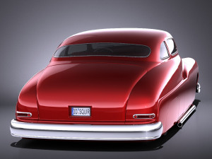 Mercury Coupe 1950 Led Sled Modèle 3D