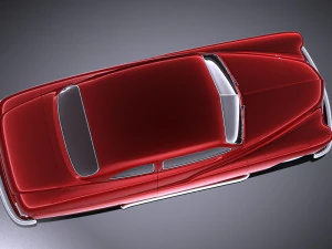Mercury Coupe 1950 Led Sled 3D Model