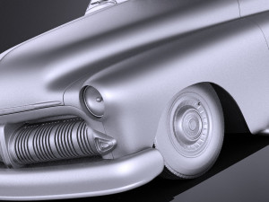 Mercury Coupe 1950 Led Sled Modèle 3D