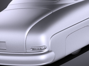 Mercury Coupe 1950 Led Sled Modèle 3D