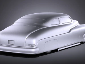 Mercury Coupe 1950 Led Sled 3D Model