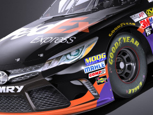 Nascar Toyota Camry Fedex Denny Hamlin 2017 vray Modèle 3D