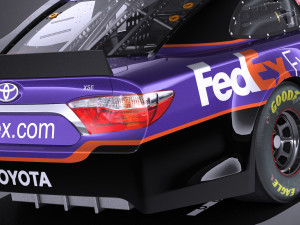 Nascar Toyota Camry Fedex Denny Hamlin 2017 vray Modèle 3D