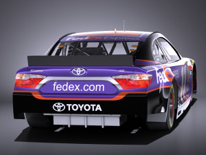 Nascar Toyota Camry Fedex Denny Hamlin 2017 vray Modèle 3D