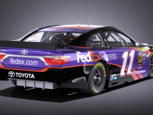 Nascar Toyota Camry Fedex Denny Hamlin 2017 vray Modèle 3D