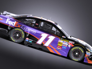 Nascar Toyota Camry Fedex Denny Hamlin 2017 vray Modèle 3D