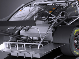 Nascar Toyota Camry Fedex Denny Hamlin 2017 vray Modèle 3D