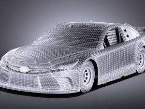 Nascar Toyota Camry Fedex Denny Hamlin 2017 vray Modèle 3D