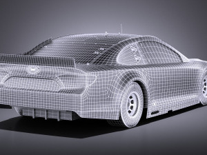 Nascar Toyota Camry Fedex Denny Hamlin 2017 vray Modèle 3D
