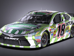 Nascar Toyota Camry Interstate Kyle Bush 2017 vray 3D Model