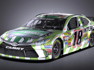 Nascar Toyota Camry Interestadual Kyle Bush 2017 vray Modelo 3D