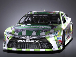 Nascar Toyota Camry Interstate Kyle Bush 2017 vray 3D Model