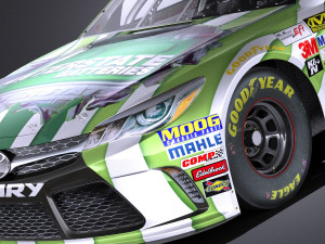 Nascar Toyota Camry Interstate Kyle Bush 2017 vray 3Dモデル