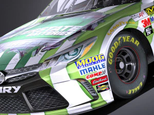 Nascar Toyota Camry Interstate Kyle Bush 2017 vray 3D Model
