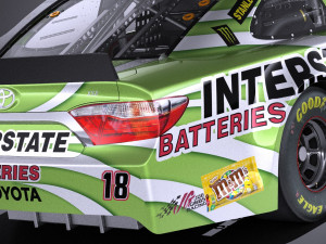Nascar Toyota Camry Interstate Kyle Bush 2017 vray 3Dモデル