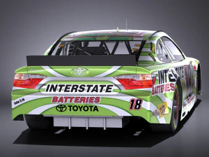Nascar Toyota Camry Interstate Kyle Bush 2017 vray 3D Model
