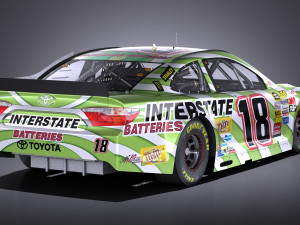 Nascar Toyota Camry Interstate Kyle Bush 2017 vray 3Dモデル