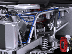 Nascar Toyota Camry Interstate Kyle Bush 2017 vray 3D Model