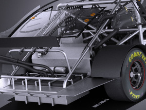 Nascar Toyota Camry Interstate Kyle Bush 2017 vray 3Dモデル